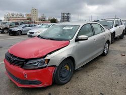 Volkswagen salvage cars for sale: 2012 Volkswagen Jetta SE