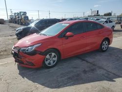 Chevrolet Cruze salvage cars for sale: 2017 Chevrolet Cruze LS