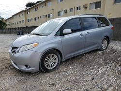 Toyota Sienna xle salvage cars for sale: 2015 Toyota Sienna XLE