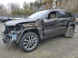 Jeep Grand Cherokee salvage cars for sale: 2017 Jeep Grand Cherokee Overland