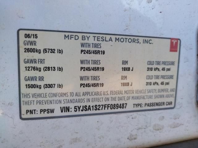 2015 Tesla Model S 70D