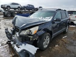 Subaru salvage cars for sale: 2013 Subaru Outback 2.5I Premium