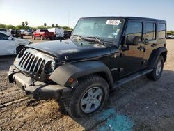 Salvage cars for sale from Copart Mercedes, TX: 2012 Jeep Wrangler Unlimited Sport