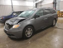 Honda salvage cars for sale: 2012 Honda Odyssey EXL