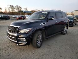 Infiniti qx80 salvage cars for sale: 2015 Infiniti QX80