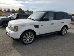 Land Rover Range Rover salvage cars for sale: 2007 Land Rover Range Rover Sport Supercharged