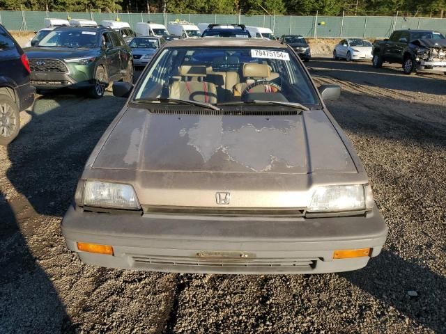 1986 Honda Civic 1500 DX