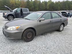 Salvage cars for sale from Copart Gainesville, GA: 2004 Toyota Camry LE