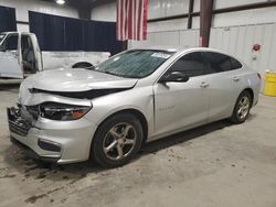 Salvage cars for sale from Copart Byron, GA: 2017 Chevrolet Malibu LS