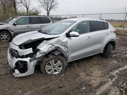 Salvage cars for sale from Copart Cicero, IN: 2019 KIA Sportage LX