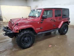 Jeep Wrangler salvage cars for sale: 2012 Jeep Wrangler Unlimited Sahara