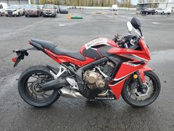 Honda cbr Cycle salvage cars for sale: 2018 Honda CBR650 FA