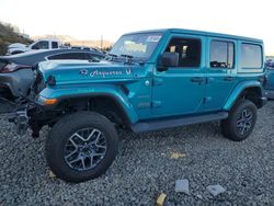 Jeep Wrangler salvage cars for sale: 2024 Jeep Wrangler Sahara