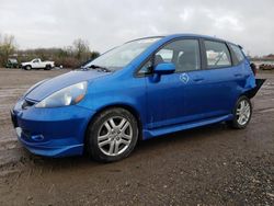 Honda fit salvage cars for sale: 2007 Honda FIT S