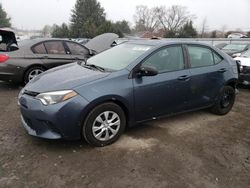 Toyota salvage cars for sale: 2016 Toyota Corolla L