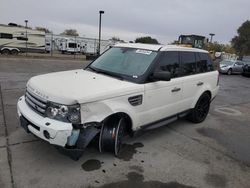 Land Rover Range Rover salvage cars for sale: 2009 Land Rover Range Rover Sport Supercharged