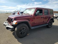 Jeep salvage cars for sale: 2021 Jeep Wrangler Unlimited Sahara