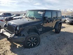 Jeep salvage cars for sale: 2014 Jeep Wrangler Unlimited Sport