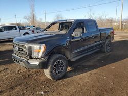 Ford salvage cars for sale: 2021 Ford F150 Supercrew