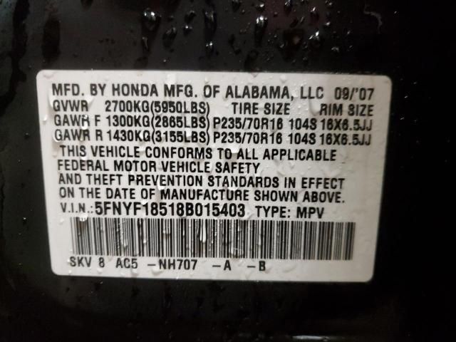 2008 Honda Pilot EXL