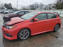 Scion salvage cars for sale: 2016 Scion IM