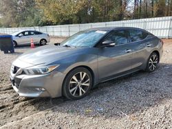 Nissan Maxima salvage cars for sale: 2017 Nissan Maxima 3.5S