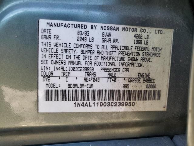 2003 Nissan Altima Base