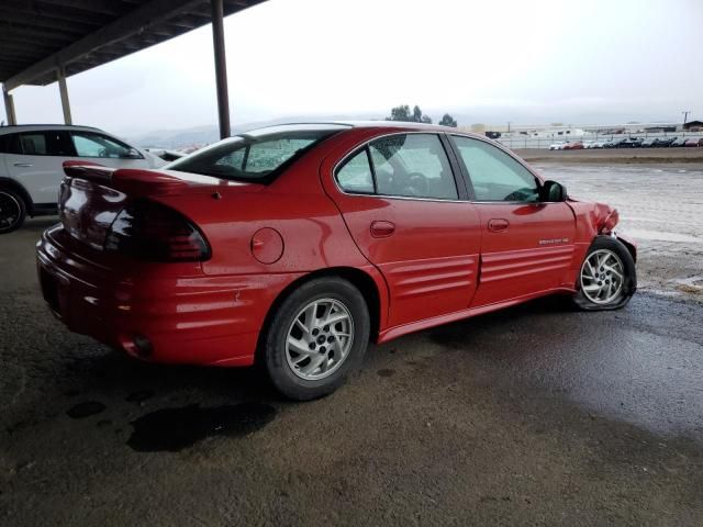 2001 Pontiac Grand AM SE1