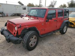 Jeep salvage cars for sale: 2015 Jeep Wrangler Unlimited Sport