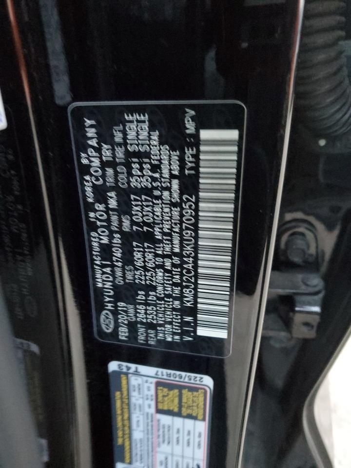 2019 Hyundai Tucson se