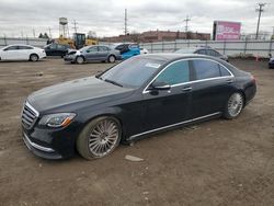 Mercedes-Benz s-Class salvage cars for sale: 2018 Mercedes-Benz S 560 4matic