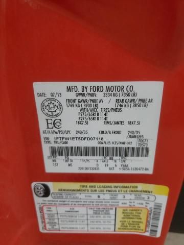 2013 Ford F150 Supercrew