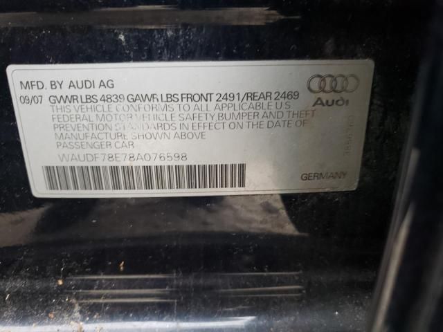 2008 Audi A4 2.0T Quattro