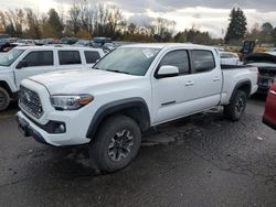 Toyota salvage cars for sale: 2019 Toyota Tacoma Double Cab