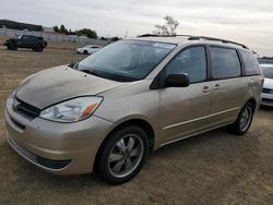 Toyota Sienna ce salvage cars for sale: 2004 Toyota Sienna CE