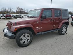 Jeep Wrangler salvage cars for sale: 2008 Jeep Wrangler Unlimited Sahara