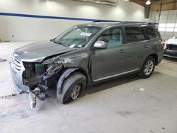 Toyota Highlander salvage cars for sale: 2012 Toyota Highlander Base