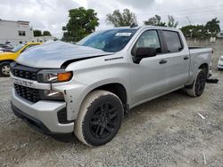 Chevrolet Silverado c1500 Custom salvage cars for sale: 2021 Chevrolet Silverado C1500 Custom