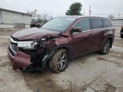 Toyota Highlander salvage cars for sale: 2015 Toyota Highlander XLE