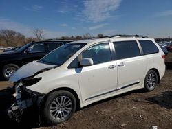 Toyota Sienna xle salvage cars for sale: 2018 Toyota Sienna XLE