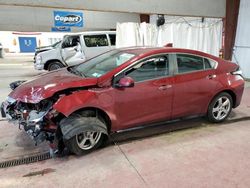 Salvage cars for sale from Copart Angola, NY: 2017 Chevrolet Volt LT