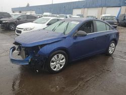 Vehiculos salvage en venta de Copart Woodhaven, MI: 2012 Chevrolet Cruze LS