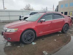 Lincoln mkz salvage cars for sale: 2008 Lincoln MKZ