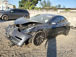 Tesla Model 3 salvage cars for sale: 2022 Tesla Model 3