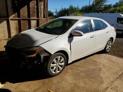 Toyota Corolla salvage cars for sale: 2016 Toyota Corolla L