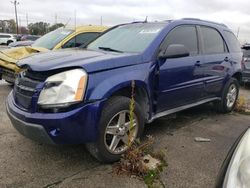 Chevrolet salvage cars for sale: 2005 Chevrolet Equinox LT