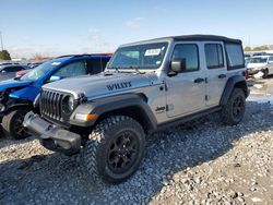 Jeep Wrangler Unlimited Sport salvage cars for sale: 2021 Jeep Wrangler Unlimited Sport