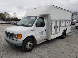 Ford Econoline e450 Super Duty salvage cars for sale: 2007 Ford Econoline E450 Super Duty Cutaway Van