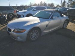 BMW z4 salvage cars for sale: 2003 BMW Z4 2.5