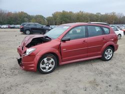 Pontiac salvage cars for sale: 2007 Pontiac Vibe